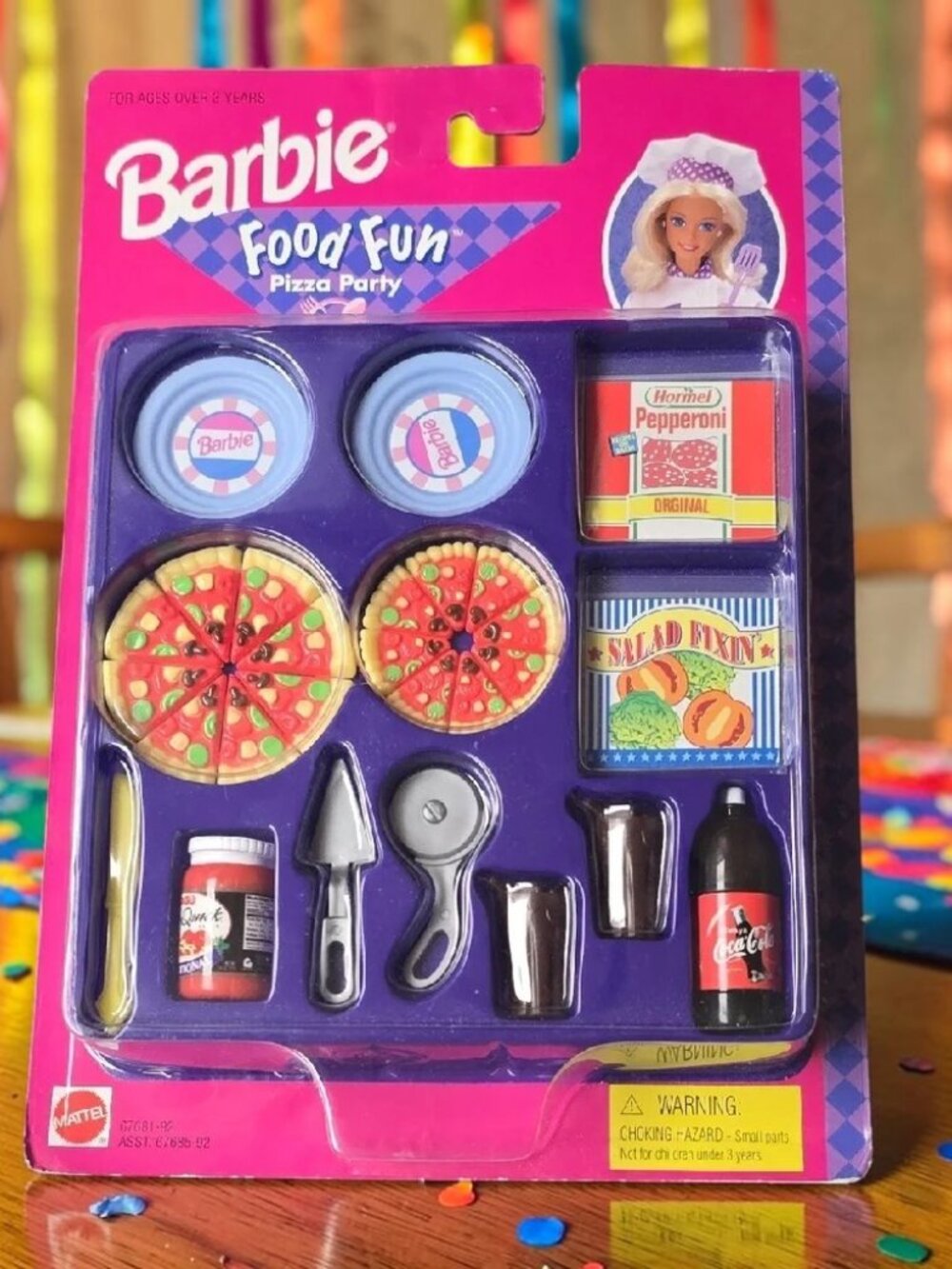 Barbie Pizza Party Play Set - Pink and Purple